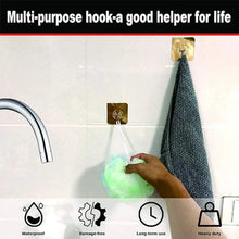 Adhesive Heavy - Duty Hooks for Kitchen and Bathroom (1 Pc / 6×6 Cm) - Justgrabit Inc.