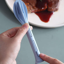 3 in 1 Reusable Spoon, Knife Forks Tableware, Spoon (3 Pcs Set) - justgrabit.in | Just Grab It