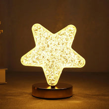 Star Crystal Diamond Touch Lamp – USB Rechargeable, 3 - Way Dimmable - Justgrabit Inc.