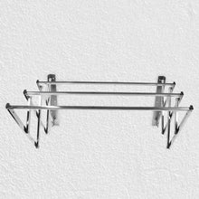 Stainless Steel Wall - Mounted Folding Clothes Drying Rack - Justgrabit Inc.