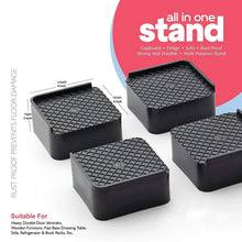 Premium Multipurpose Heavy Duty Cupboard / Refrigerator / Sofa Base Stand - Set of 4 Pcs - Justgrabit Inc.