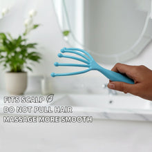 Handheld Five - Finger Head Massager with Rolling Ball Tips (1 Pc) - justgrabit.in | Just Grab It