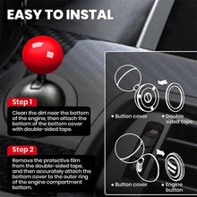 Ball Design Car Push Start Button Rocker / Cover (1 Pc) - justgrabit.in | Just Grab It