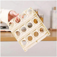 Plastic Foldable Egg Tray | 24 Grid Egg Storage Box (1 Pc) - justgrabit.in | Just Grab It