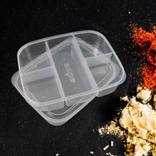 Plastic 5 - Compartment Excellent container Reusable Lunch Box (1 Pc) - justgrabit.in | Just Grab It