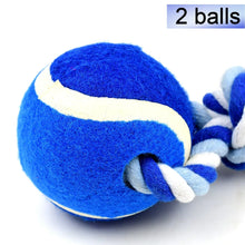 Durable Cotton Rope Dog Toy Two - Way Ball Design (1 Pc) - justgrabit.in | Just Grab It