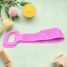 Silicone Body Scrubber Silicone Bath Body Brush (1 Pc / 24 Inch) - justgrabit.in | Just Grab It