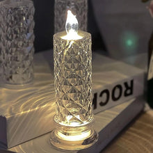 Rose Candles for Home Decoration, Crystal Candle Lights, Diwali - Justgrabit Inc.