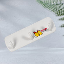 3 Pin Plastic Cloth hanger, Wall Door Hooks Rail for Hanging Clothes. - justgrabit.in | Just Grab It
