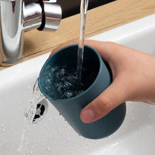 Multipurpose Wall Mount Toothbrush Holder Plastic Stand With 2 Cup (1 Set) - justgrabit.in | Just Grab It