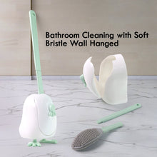 Flexible Silicone Toilet Cleaning Brush Set - justgrabit.in | Just Grab It