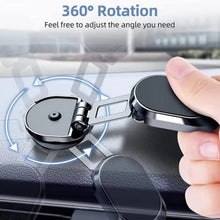 360° Rotating Magnetic Car Phone Holder in Metal (1 Pc, Folding) - justgrabit.in | Just Grab It