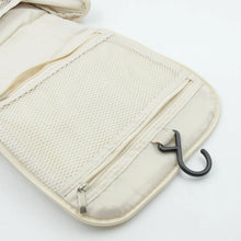 Travel Wash Bag Multi - Functional Waterproof Cosmetic Storage Bag Handheld Foldable Hook Cosmetic Bag with Zipper Closure Handbag Portable Classification Bags (1Pc) - Justgrabit Inc.