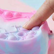 Silicone Pop It Coin Purse with Zipper and Handle (1 Pc) - justgrabit.in | Just Grab It