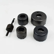 32 / 38 / 44 / 54 mm Hole Saw Cutter with Mandrel 32 - 54 mm (5 Pcs Set) - justgrabit.in | Just Grab It