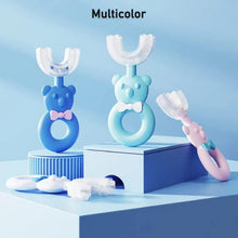 Baby Bear U - shaped Toothbrush Silicone Brush Head (1 Pc) - justgrabit.in | Just Grab It