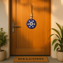 Decorative Evil Eye Wall Hanging Nazar Protector Charm with Beads, Wind Chime (1 Pc) - justgrabit.in | Just Grab It