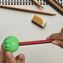 Round Shape Mix Design Pencil Sharpener (1 Pc / Round Shape Mix Design) - justgrabit.in | Just Grab It