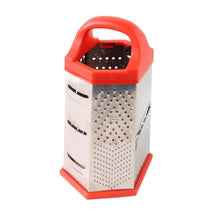 Supermom 7 - in - 1 Heavy Duty Stainless Steel Box Grater with Ergonomic Handle (1 Pc) - justgrabit.in | Just Grab It