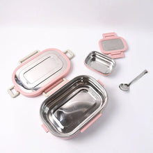 Qunic Stainless Steel Snack Lunch Box (With Small Box) - Justgrabit Inc.