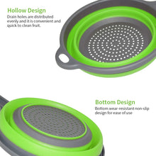 Foldable Silicone Colander for Fruit & Veggies - justgrabit.in | Just Grab It