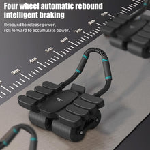 Automatic Rebound Abdominal Wheel with 8 Elbow Supports (1 Pc) - justgrabit.in | Just Grab It