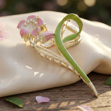 Elegant Floral Decorative Hair Claw Clip (1 Pc) - justgrabit.in | Just Grab It