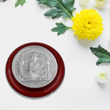 Ganesh Ji, Silver color Coin for Gift & Pooja | Silver Coin | Silver Coin / Diwali Gift (1 Pc / (Metal is not silver) - Justgrabit Inc.