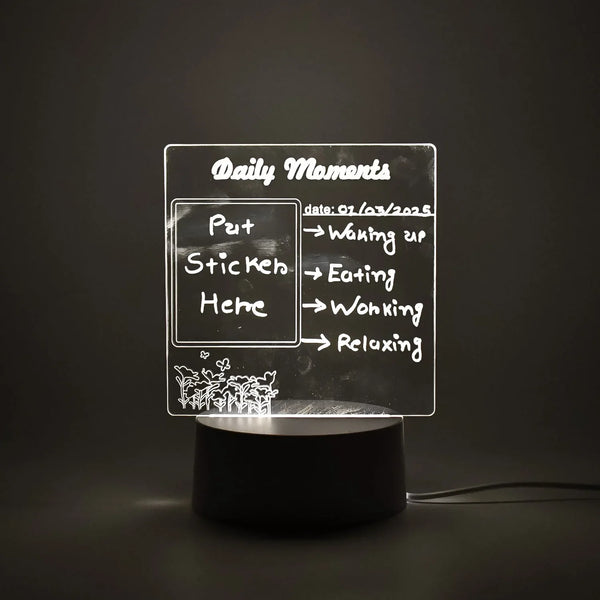 Creative Visualization Lamp 3 D Acrylic Decorative Lamp (1 Pc) - Justgrabit Inc.