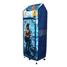 Multi Purpose Foldable Baby Wardrobe / Toy Box 5 Shelves Cartoon Printed - Justgrabit Inc.