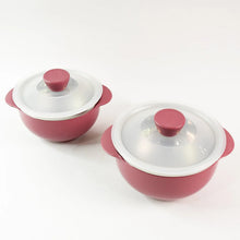 Apex Premium Plastic Serving Bowl Set with Lids (2 Pc) - Justgrabit Inc.