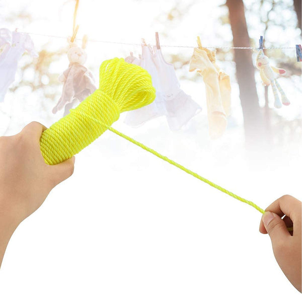 3m Heavy - Duty Laundry Drying Rope (1 Pc, Mixed Colors) - justgrabit.in | Just Grab It