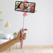 Wired Selfie Stick with Rearview Mirror & Built - In Shutter Button (1 Pc) - justgrabit.in | Just Grab It