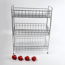 3 - Tier Stainless Steel Kitchen Trolley - justgrabit.in | Just Grab It