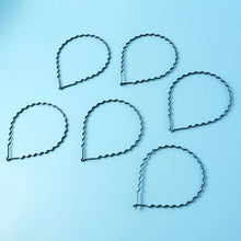 Premium Metal Zigzag Hair Bands for Men & Women (6 Pc) - justgrabit.in | Just Grab It