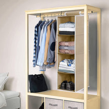 Fabric Hanging 4 - Shelf Closet Cloth Organizer - justgrabit.in | Just Grab It