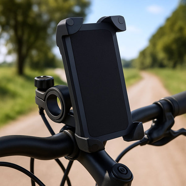 Bike Phone & Mobile Mount Anti Shake and Stable Cradle Clamp with 360° Rotation - justgrabit.in | Just Grab It