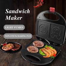 Double Sided Heating 750W Electric Sandwich Maker (1 Pc) - justgrabit.in | Just Grab It