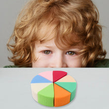 Makeup Sponge Triangle Shaped Mix Colour Cosmetic Puff (8 Pcs Set) - justgrabit.in | Just Grab It