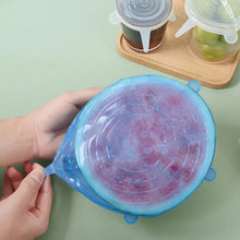 Reusable Silicone Stretch Lids 4 Piece Set - justgrabit.in | Just Grab It