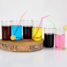 Glossy Plastic Glass Set (6 Pc / 300 ML) - justgrabit.in | Just Grab It