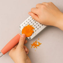 Supermom Stainless Steel Multipurpose Vegetable and Cheese Grater with Soft Grip Handle (1 Pc) - justgrabit.in | Just Grab It