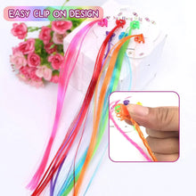 Kids Hair Extensions with Hair Clips (6 Pc Mix Color) - justgrabit.in | Just Grab It