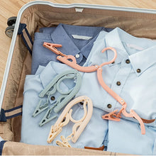 Folding Hanger with Clips for Clothes, Adjustable Hanger (1 Pc) - Justgrabit Inc.