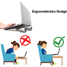 Fixed Metal Laptop Stand for Desk (25 × 26 cm) - justgrabit.in | Just Grab It