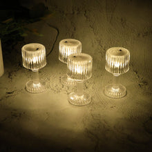 Set of 4 LED Crystal - Effect Table Lamps - justgrabit.in | Just Grab It