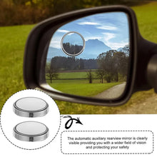 Car Blind - Spot Side Mirror Silver Frame - (2 Pc / Set) - justgrabit.in | Just Grab It