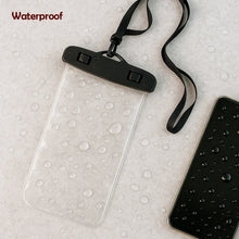 Mobile Cover Pouch Transparent Waterproof Sealed Plastic Smartphone Protective Pouch Cover/Bag for All Mobile Phones - justgrabit.in | Just Grab It