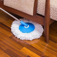 360° Spin Mop with Super Absorbent Microfiber Heads (1 Set) - Justgrabit Inc.