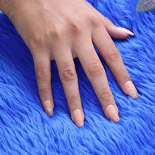 Elegant Nude Glossy Artificial Nail Tips fake nails (24 Pc Set) - justgrabit.in | Just Grab It